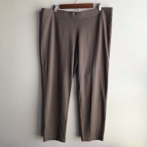 Pure J Jill Slim Leg Womens XL Petite Comfort Waist Pima Cotton Blend Pants
